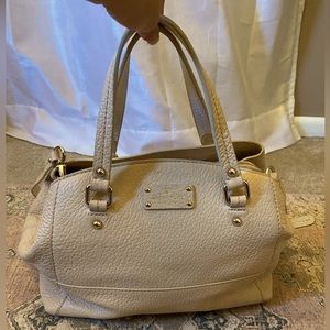 Kate Spade Cream/nude large purse/bag